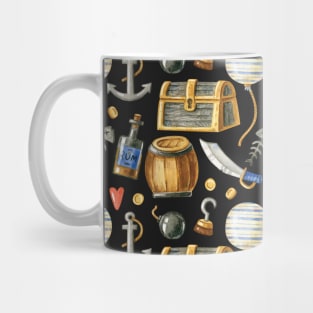 night pirate ship, pirate, pirate ships, pirate flag, pirate ships, pirate flag, pirate flags Mug